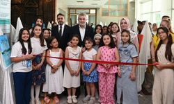 Kahramanmaraş'ta minik ressamların sergisi göz kamaştırdı