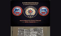 Kahramanmaraş’ta Yunus ekiplerinin dikkati 790 sentetik hap ele verdi