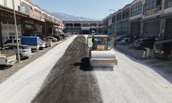 Kahramanmaraş Yeni Sanayi Sitesinde asfaltlama çalışmaları tamamlandı