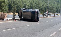 Kahramanmaraş’ta otomobil takla attı: 1 yaralı
