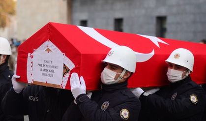 Kahramanmaraş’ta şehit olan polis törenle memleketine uğurlandı