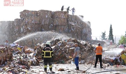 Kahramanmaraş'ta Kağıt Fabrikasında Yangın!