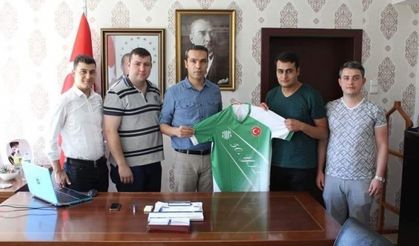 Kahramanmaraşlı Kaymakam Hasan Çiçek'e Emetspor Kulübü'nden ziyaret