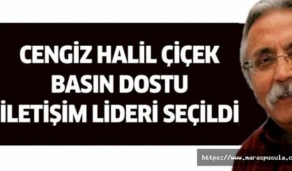 Cengiz Halil Çiçek, basın dostu iletişim lideri seçildi