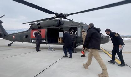 Kahramanmaraş'ta helikopterle denetim!