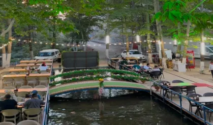 Osmaniye’nin Bahçe İlçesinde Kirazlı Saklı Bahçe Göz Kamaştırıyor