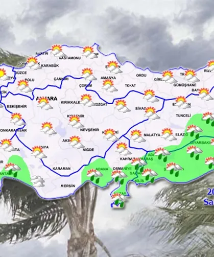 Meteoroloji'den 20 Kasım raporu... Kıyılarda yağmur Marmara'da kuvvetli rüzgar