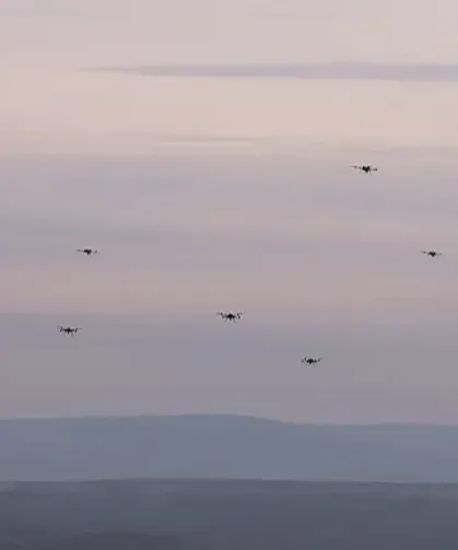 Türkiye'de ilk! Sürü İHA'lar gerçek mühimmatla hedefi vurdu