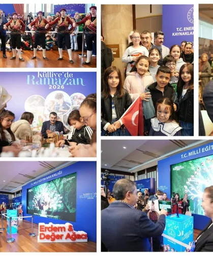 Bakan Tekin'den 'Külliyede Ramazan' stantlarına ziyaret