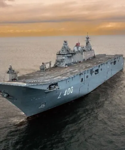 NATO: TCG Anadolu Letonya kıyılarında