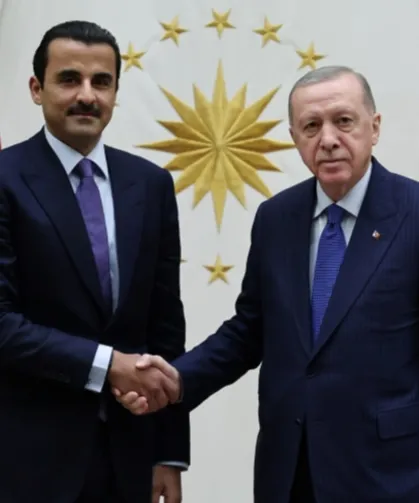 Cumhurbaşkanı Erdoğan ile Katar Emiri Al Sani ile görüştü