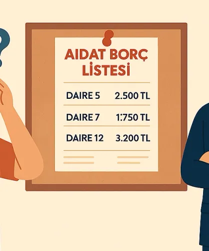 KVKK'dan apartman ve siteler için tarihi karar! Aidat borç listesi asmak yasaklandı