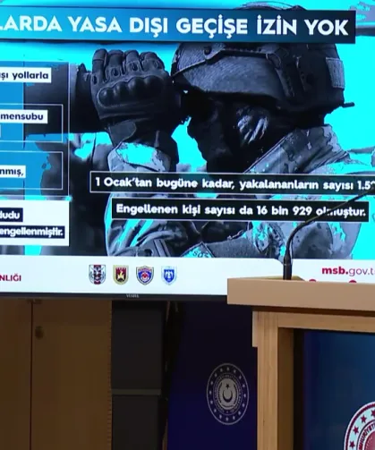 Sınır güvenliği ve terörle mücadeleye devam.. Yasa dışı geçişe izin yok!