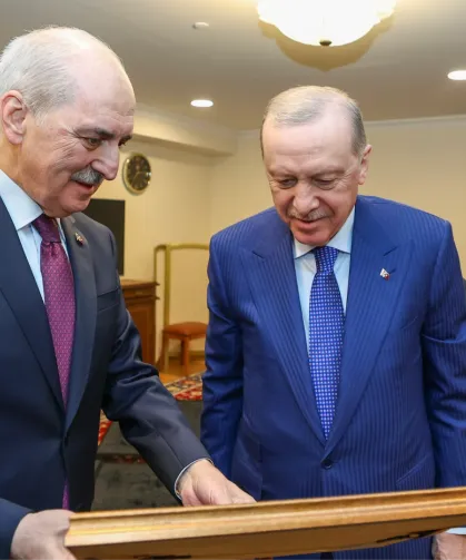 TBMM'de nostaljik fotoğraf hediyesi