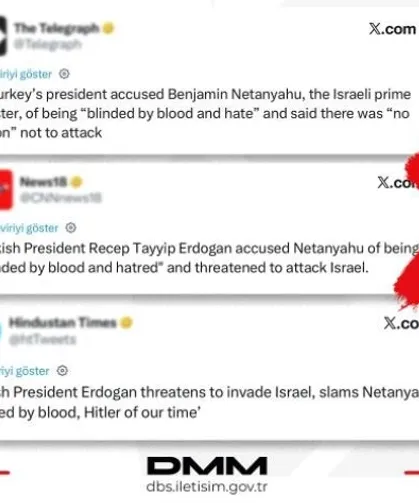 DMM'den Cumhurbaşkanı Erdoğan'a atfedilen iddialara açıklama