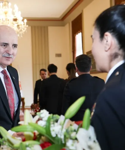 TBMM Başkanı Kurtulmuş, koruma polislerini kabul etti