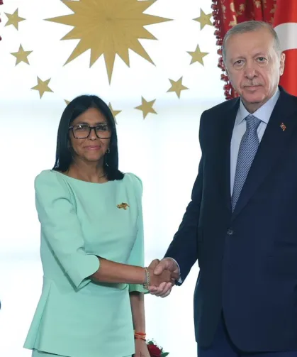Erdoğan, Venezuela heyetini İstanbul'da kabul etti... Ticaret hedefi 3 milyar dolar