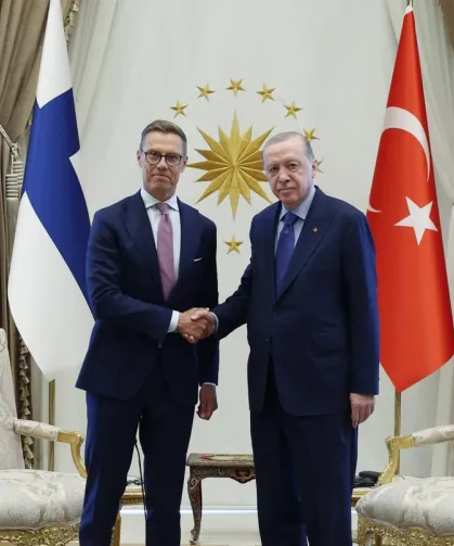 Cumhurbaşkanı Erdoğan, Finlandiya Cumhurbaşkanı Stubb ile görüştü