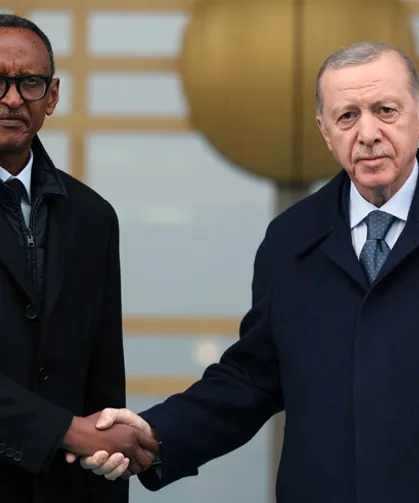 Cumhurbaşkanı Erdoğan ile Kagame ile görüştü