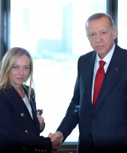 Cumhurbaşkanı Erdoğan'dan Meloni'ye tebrik