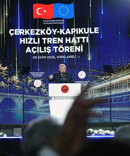 Cumhurbaşkanı Erdoğan: Halkalı-Kapıkule hattı Avrupa'ya açılan stratejik bir lojistik omurga olacak