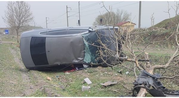 Kahramanmaraş'ta otomobil takla attı: 2 yaralı
