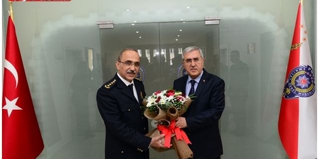 Rektör Can “Polis Haftası” Kapsamında Emniyet Müdürlüğünü Ziyaret Etti
