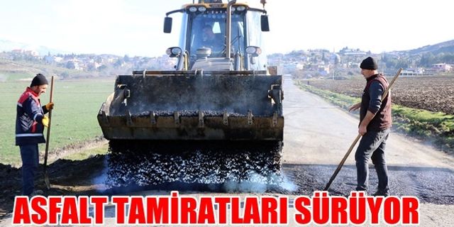 Büyükşehir’in asfalt tamiratları sürüyor