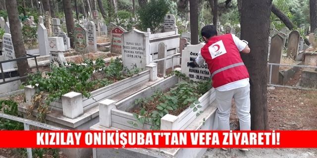 Türk Kızılayı Onikişubat İlçe Başkanlığı Ekiplerinden Vefa Ziyareti!