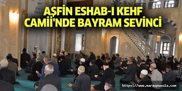 Aşfin Eshab-ı Kehf Camii'nde bayram sevinci