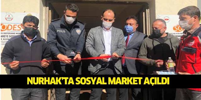 Nurhak’ta Sosyal Market Açıldı