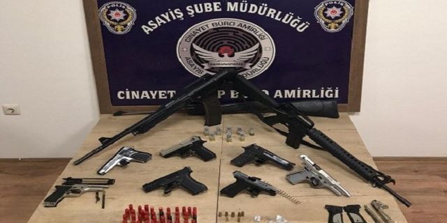 Kahramanmaraş'ta denetimlerde 24 silah ele geçirildi!