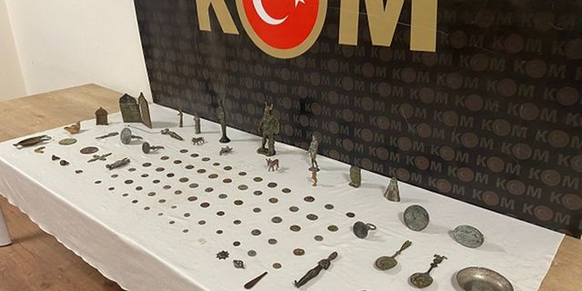 Kahramanmaraş'ta KOM Şubeden tarihi eser operasyonu!