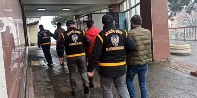 Kahramanmaraş'ta aranan 110 kişiden 62'si tutuklandı!