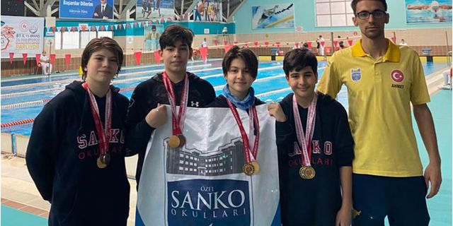 SANKO Okullarının yüzme başarısı!