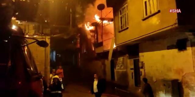 Kahramanmaraş'ta müstakil evde maddi hasarlı yangın
