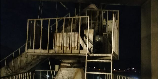 Kahramanmaraş'ta katı atık fabrikasında yangın!