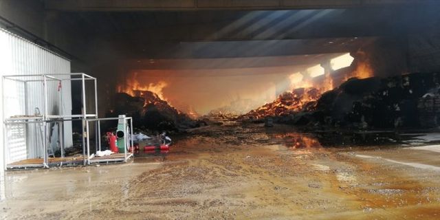 Kahramanmaraş'ta tarhana fabrikasında şüpheli yangın!