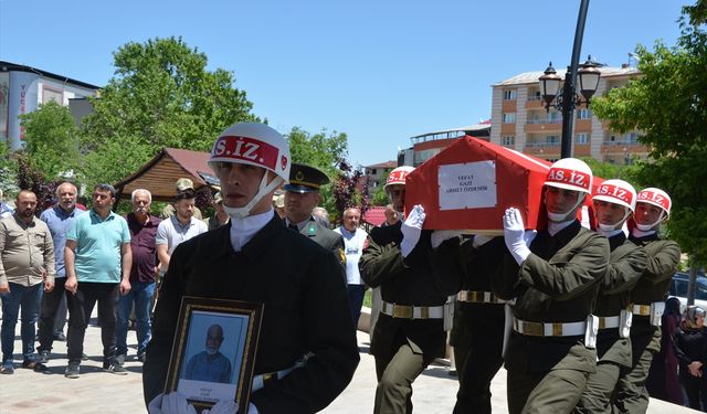 Afşin'de hayatını kaybeden Kore gazisi son yolculuğuna uğurlandı