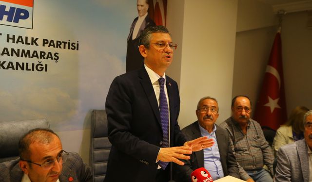 CHP Genel Başkan adayı Özgür Özel, Kahramanmaraş'ta konuştu