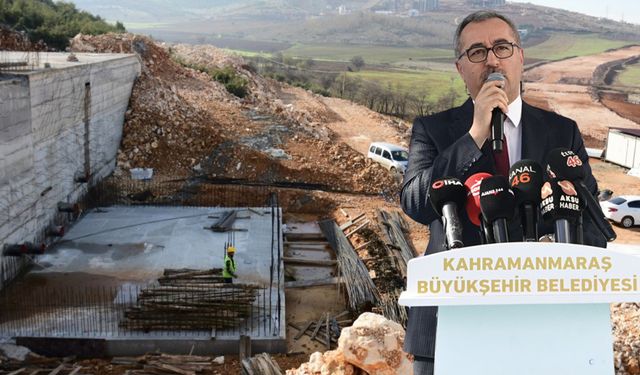 Pazarcık’ın İçmesuyu Sorununu Çözüme Kavuşturacak Proje Hızla Yükseliyor