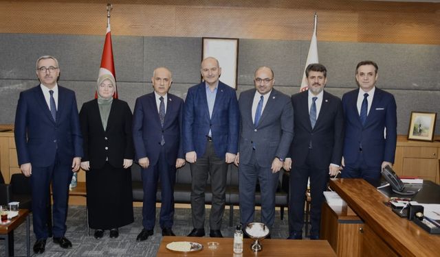 Kahramanmaraş Heyetinden Süleyman Soylu’ya Ziyaret