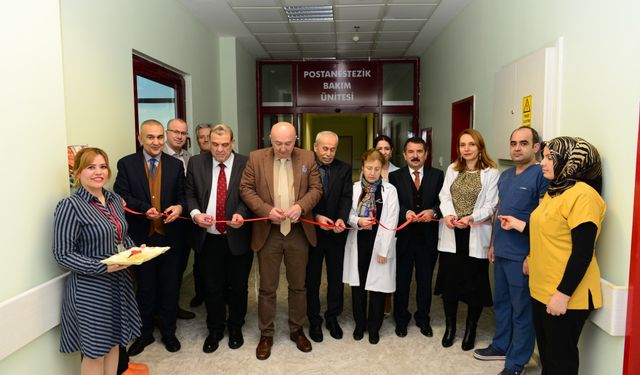 KSÜ'de Postanestezik Yoğun Bakım Servisi ve Ultrasonografi Ünitelerinin Açılışı Yapıldı