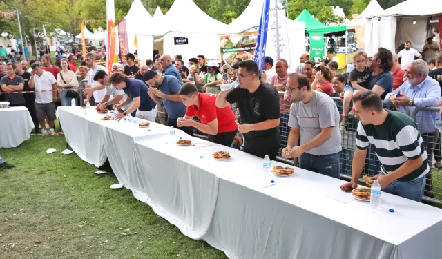 Bursa'da en çok yiyenlerin kazandığı festival