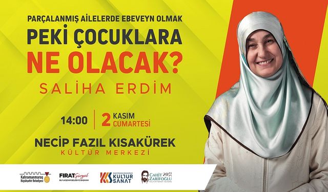 Aile Danışmanı Erdim, Ebeveyn - Çocuk İlişkisini Anlatacak