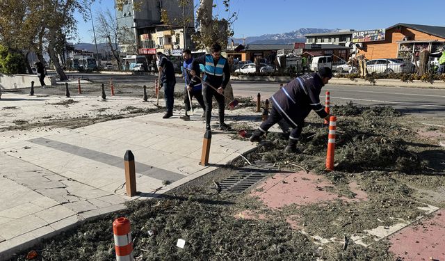 Büyükşehir, Fırtınanın Oluşturduğu Tahribatı Ortadan Kaldırıyor