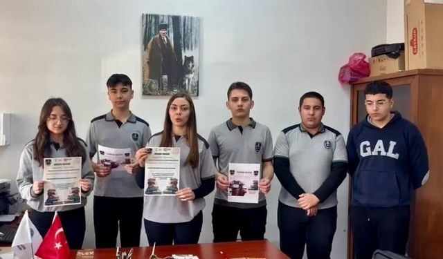 Göksun Anadolu Lisesi'nden "Askıda Kitap" Projesi