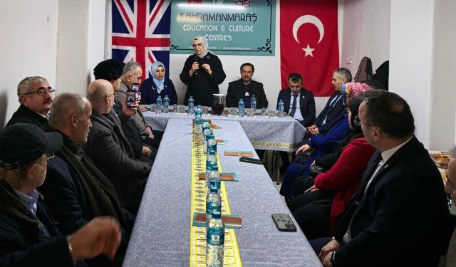 Milletvekili Radiye Sezer Katırcıoğlu Londra’da Kahramanmaraşlıları unutmadı