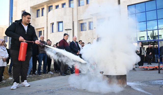 KSÜ’de Gerçekçi Yangın Tatbikatı: Bilinçlendirme ve Hazırlık Ön Planda