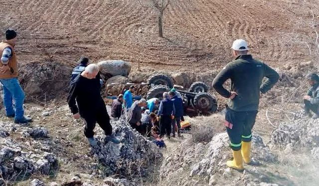 Kahramanmaraş’ta traktör devrildi, sürücü hayatını kaybetti